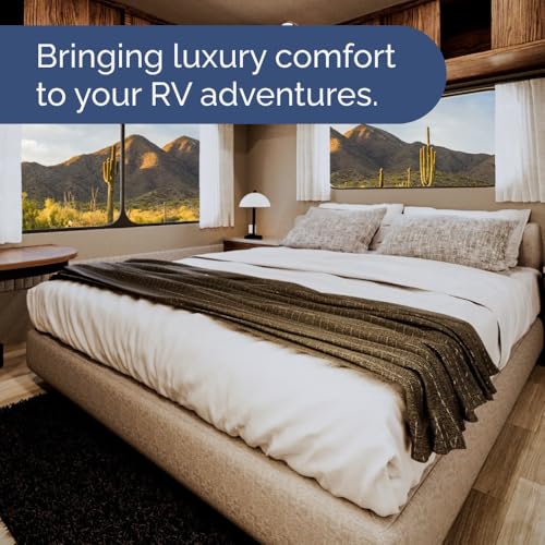 RV King Size Sheet Set 72 X 80 - 4 Piece RV Short Queen Bed Sheets - Ultra Soft, Breathable & Cooling - Designed for Bunks, Trailers & Camper - Fits 8” to 12" Mattress - Hotel Luxury Bedding - White CGK Unlimited