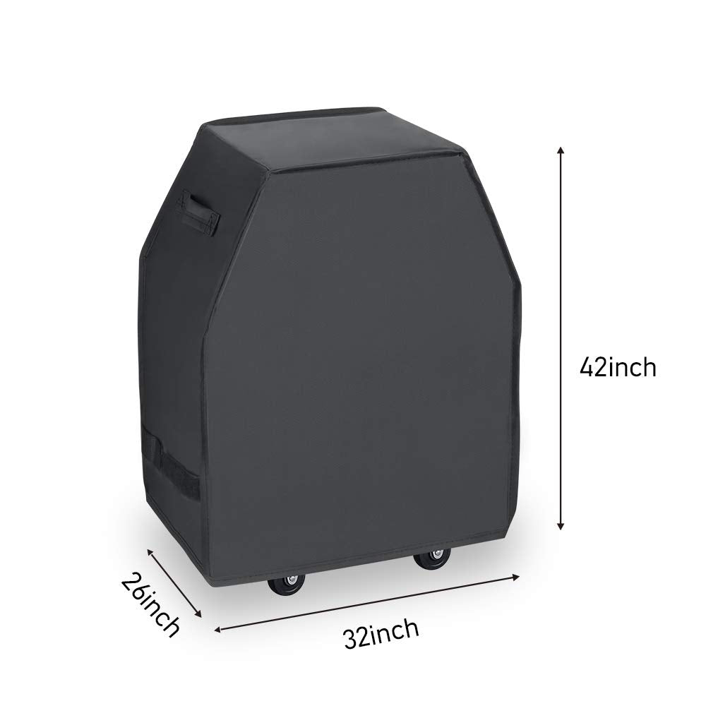 Grill Cover 32 Inch, Heavy Duty Waterproof BBQ Cover, 2 Burners Gas Grill Cover for Weber, Char-Broil, Brinkmann, 32" W x 26" D x 42" H KOLIFE K LIFE