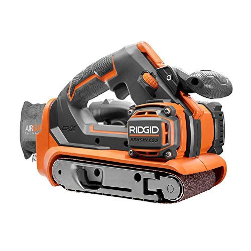 RIDGID 18-Volt GEN5X Cordless Brushless 3 in. x 18 in. Belt Sander (Tool-Only) with Dust Bag and (1) 80 Grit Sanding Belt RIDGID
