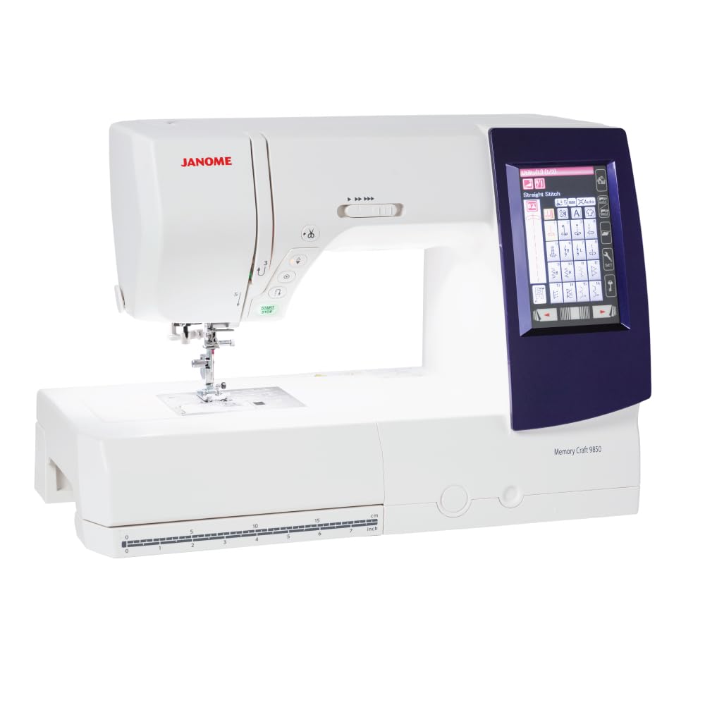 Janome Horizon Memory Craft 9850 Embroidery and Sewing Machine Janome