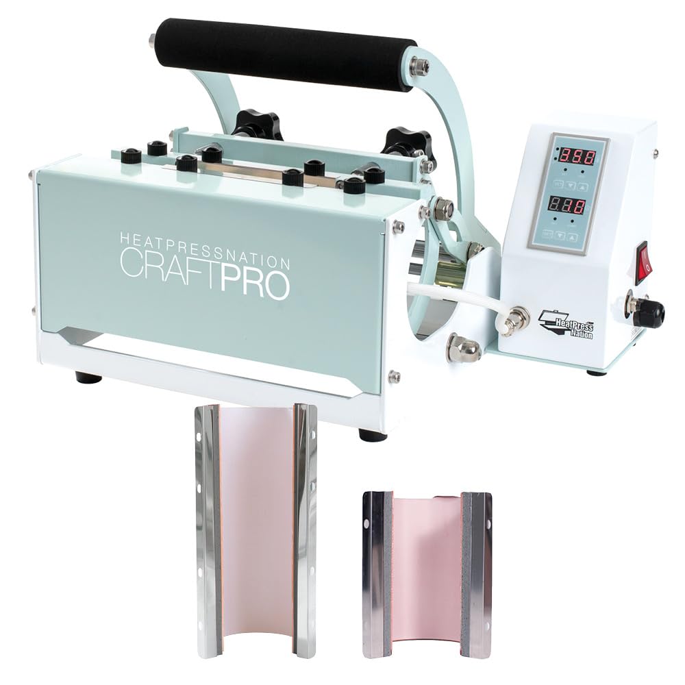 Heat Press Nation CraftPro Mug and Tumbler Press (Mint) Heat Press Nation