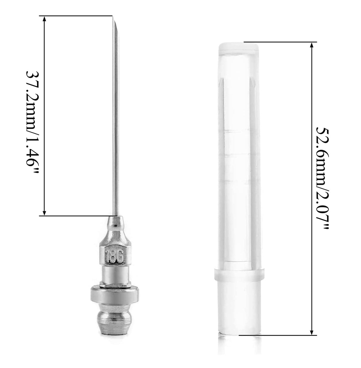 OKYOUK Bearing Grease Injector Needle,Grease Needle Nozzle, for injecting Grease into Sealed CV Joints (Injector Needle 6Pcs) OKYOUK