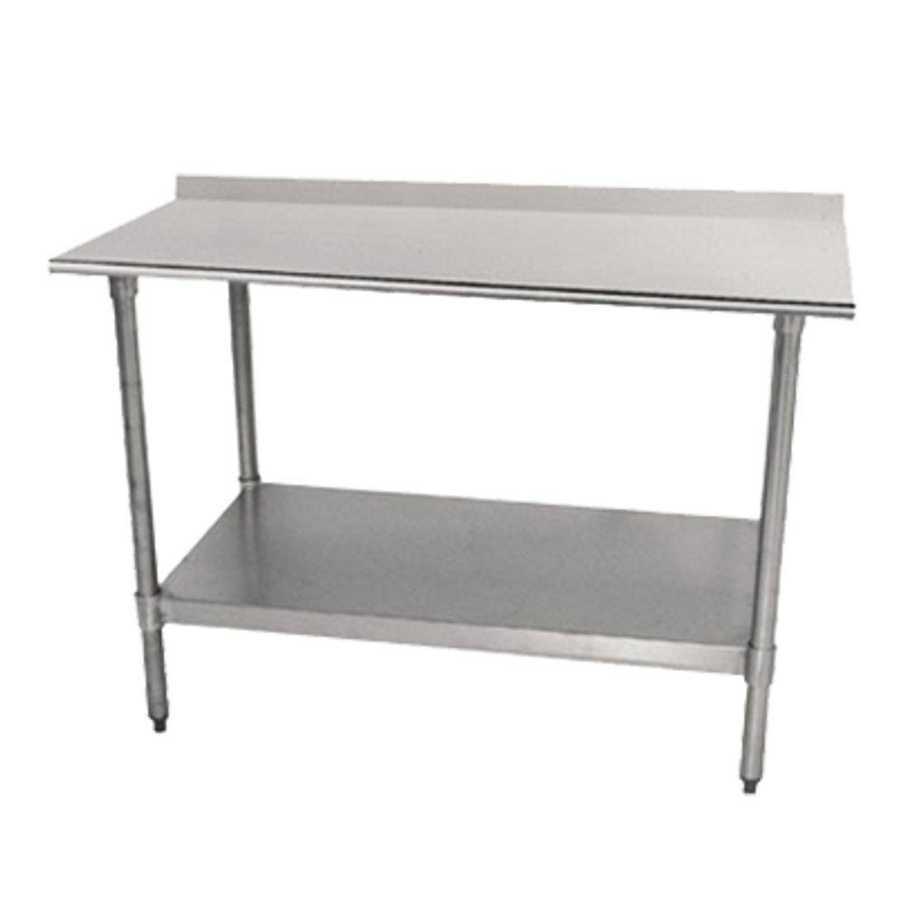 Economy Stainless Steel Top Workbench Size: 35.5" H x 84" W x 30" D Advance Tabco