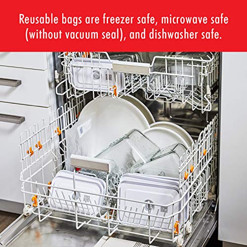 ZWILLING Fresh & Save Vacuum Sealer Machine Starter Set with Airtight Food Storage Container Glass, Sous Vide Bags, Meal Prep ZWILLING