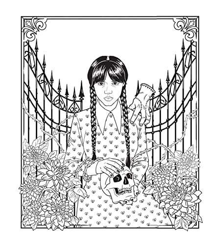 Wednesday: An Unofficial Coloring Book of the Morbid and Ghastly (Unofficial Wednesday Books) WoodArtSupply
