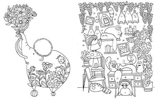 A Million Cute Animals: Adorable Animals to Color (A Million Creatures to Color) (Volume 9) Union Square Kids
