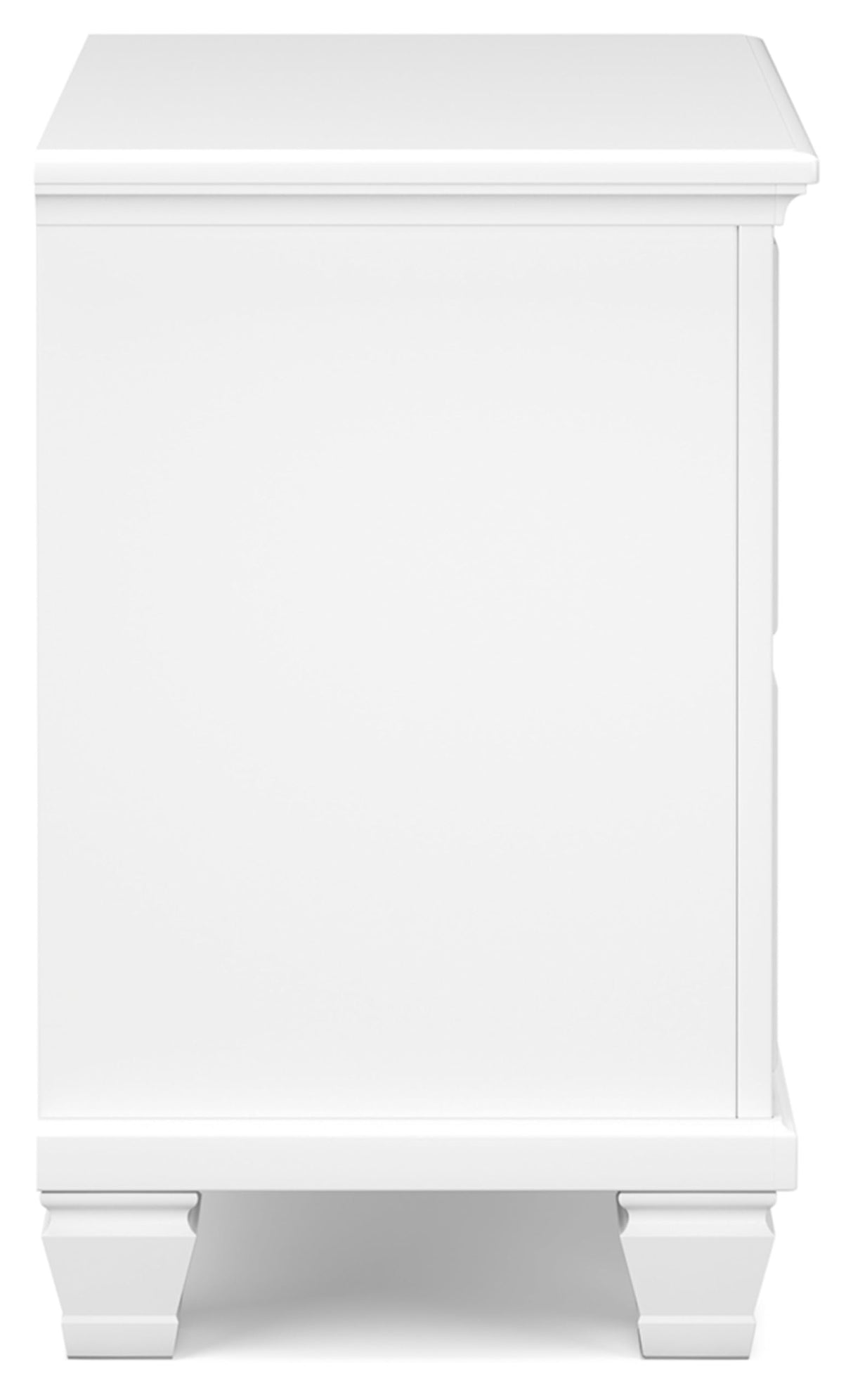 Signature Design by Ashley Fortman Traditional 2 Drawer Night Stand, White Signature Design by Ashley