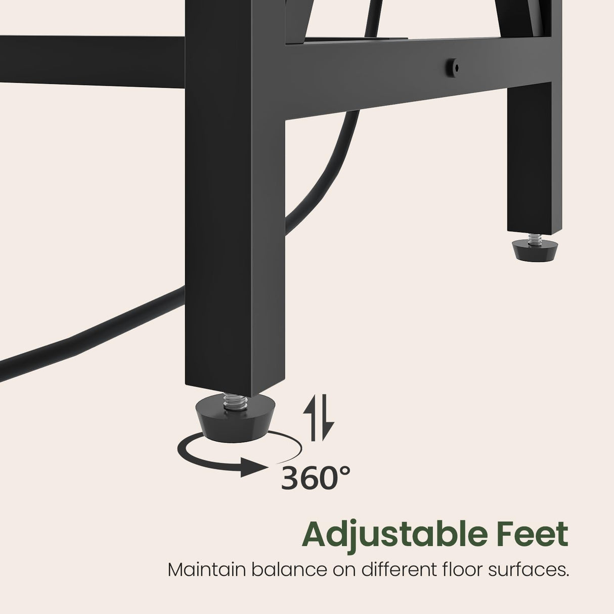 CHOEZON 70.9'' Bar Table, Kitchen Dining Table with Power Outlet and Footrest, Industrial Style, for Pub, Living Room, Rustic Brown and Black TBT08UBF CHOEZON