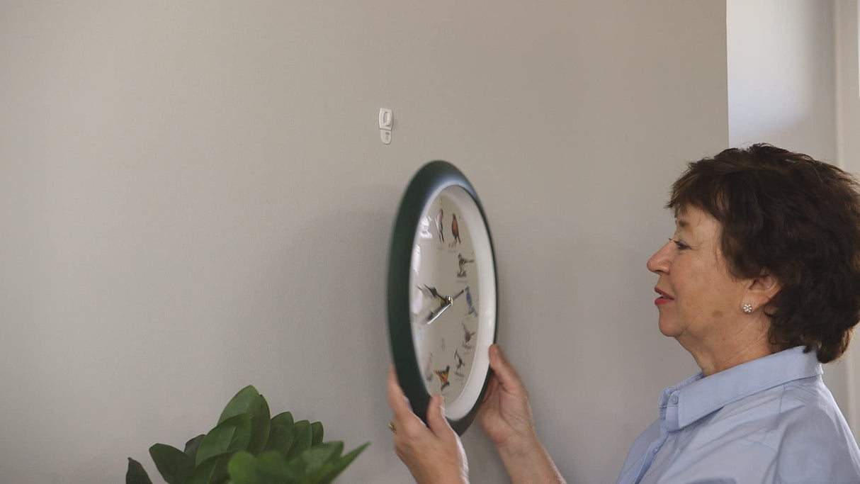 Mark Feldstein & Associates The Original Singing Bird Clock 25th Anniversary Edition, As Seen On TV (13 Inch, Matte Green) Mark Feldstein & Associates