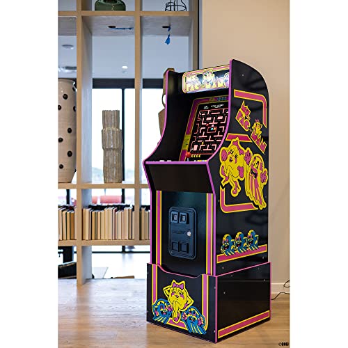 Arcade1Up BANDAI NAMCO Legacy Arcade Game Ms. PAC-MAN™ Edition – Arcade Machine for Home - 14 Classic Games ARCADE1UP
