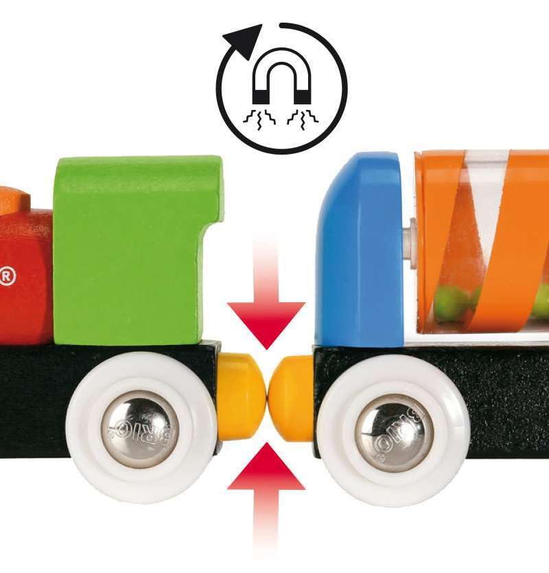 BRIO My First Railway – 33727 Beginner Pack | Wooden Toy Train Set for Kids Age 18 Months and Up Brio