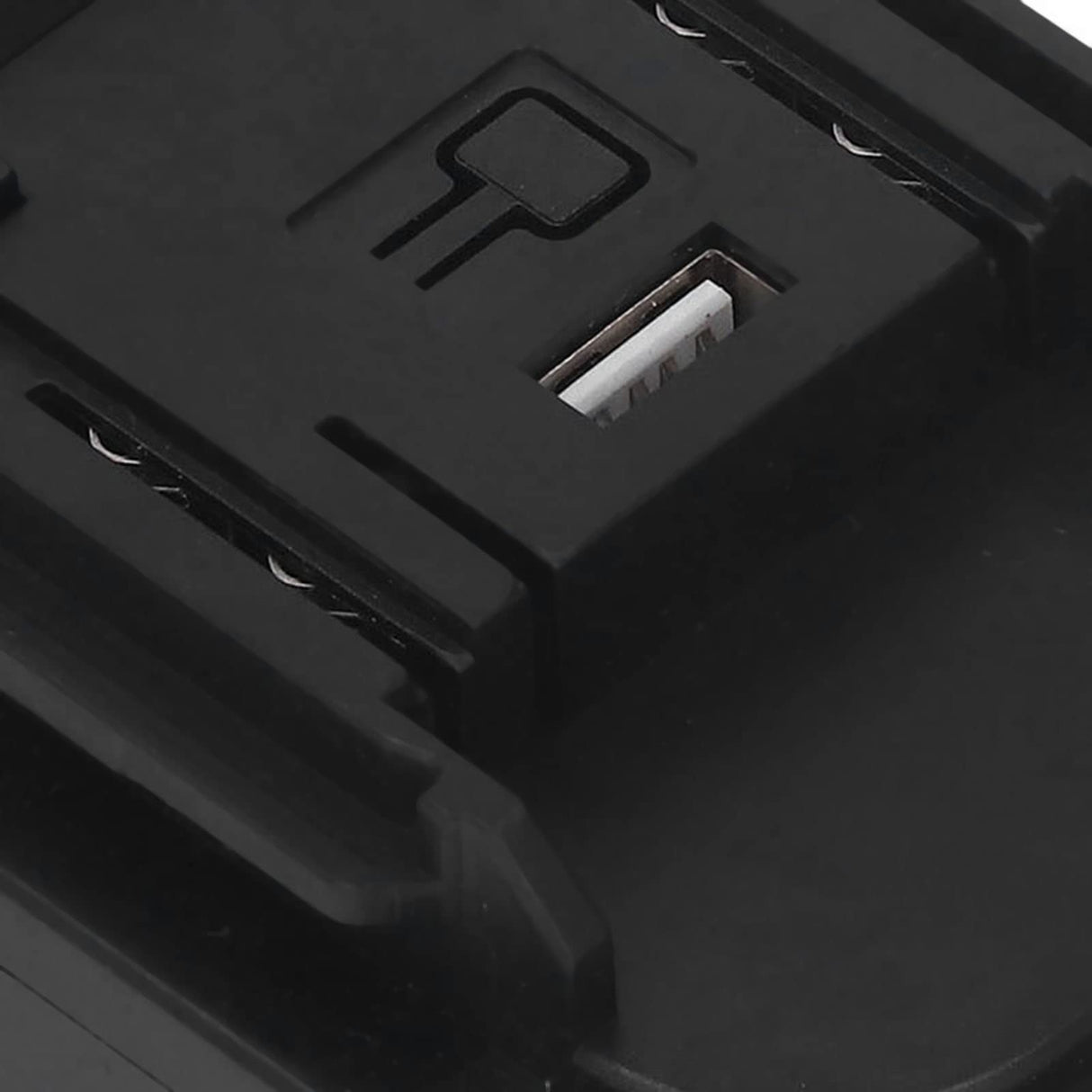 Battery Converter for Electric Tool ABS Material USB Interface 18V to 20V Woodworking Power Tool Adapter with Multiple Functions Low Power Consumption Fafeicy