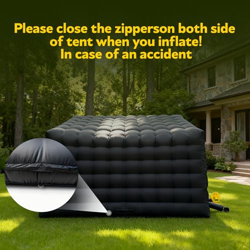 YeeBouncy Party Tent Large,Large Gazebo Event House,Inflatable Outdoor Party Tent,for Birthday Party, School Camping, Disco Nightclub, Wedding Party (18FT) YeeBouncy