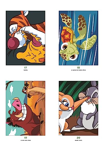 Coloriages mystères Disney - Best of Bestiaire WoodArtSupply