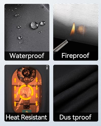 Creality Official 3D Printer Enclosure, Fireproof and Dustproof Tent Constant Temperature Protective Cover Compatible with Creality Ender 3/ Ender 3 V3 SE/Ender 3 V3 KE, 21.65”x 25.59”x 29.52” Creality