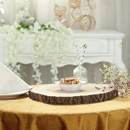 BalsaCircle 14-18-Inch Wide Natural Round Poplar Wooden Slices Party Tabletop Centerpieces - Wedding Party Crafts Home Decorations BalsaCircle BalsaCircle Centerpieces