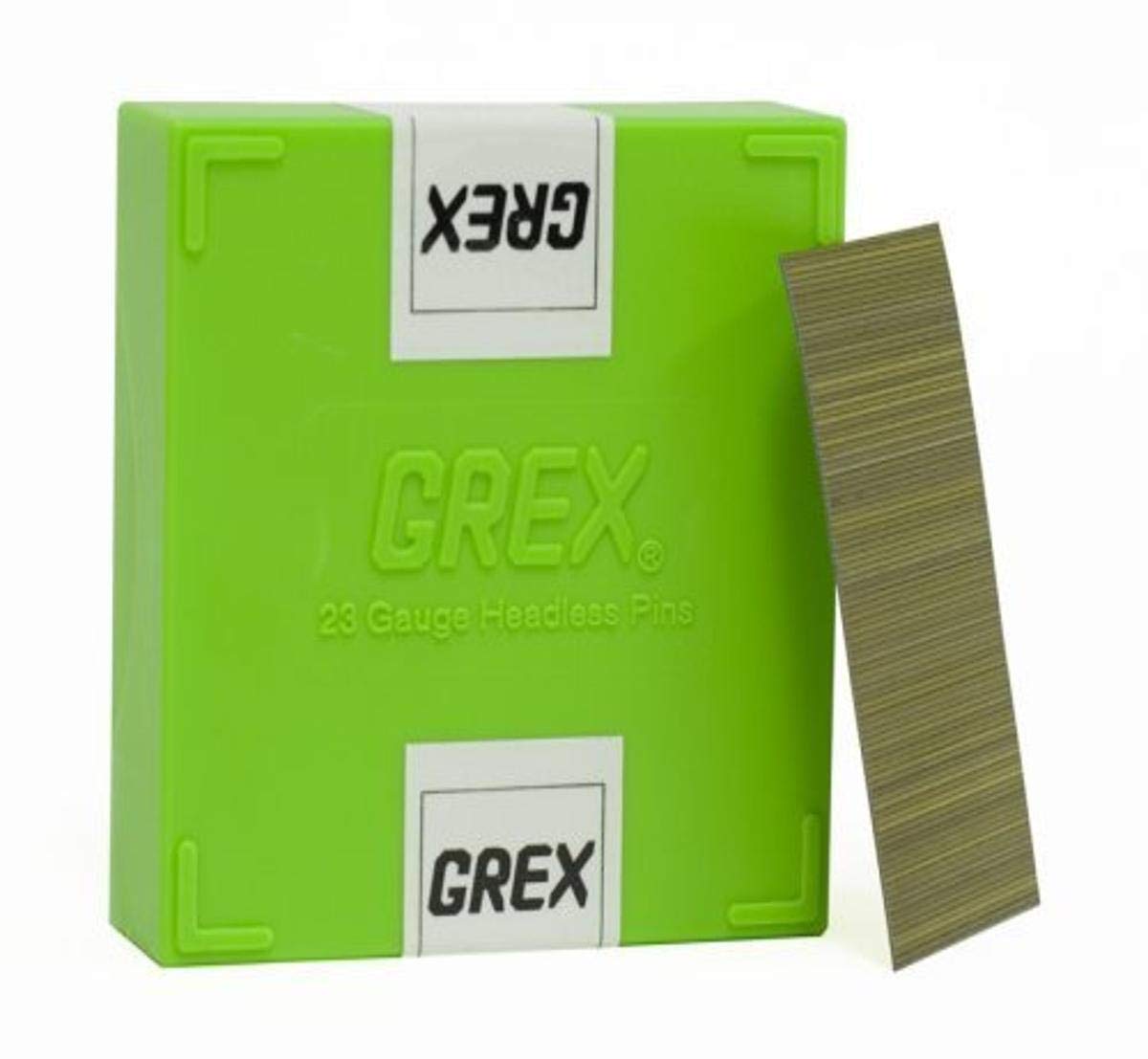 GREX P6/35L 23 Gauge 1-3/8-Inch Length Headless Pins (10,000 per box),Galvanized Steel GREX