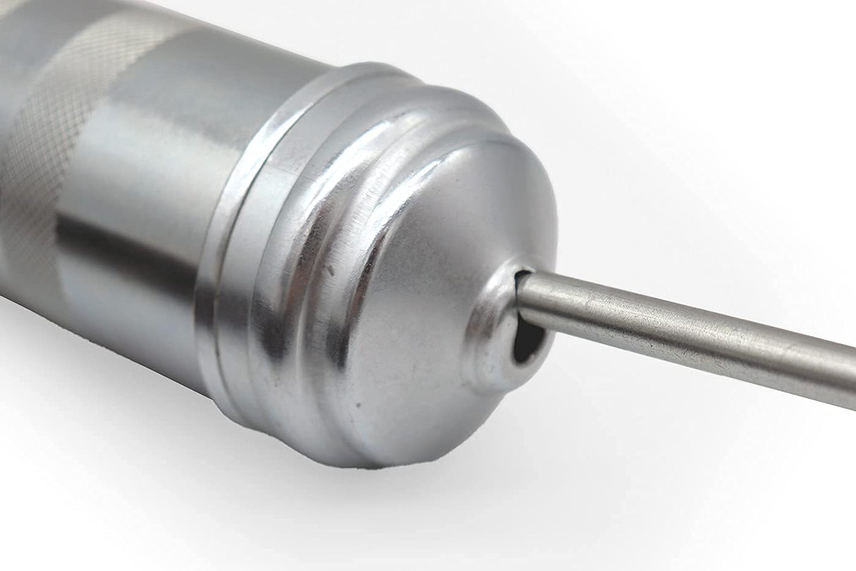 LockNLube Professional Series Lever Grease Gun. Includes Our Patented Grease Coupler (Locks on, Stays on, Won't Leak!) Plus a 20" Hose and in-line Hose Swivel. LockNLube