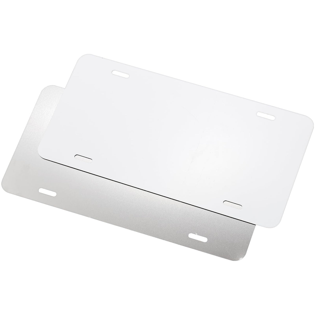 Nicunom 15 Pack Sublimation License Plate Blanks, Metal Aluminum License Plate Tag, Sublimation Car Tag, Automotive License Plates for DIY Picture Custom Design Nicunom