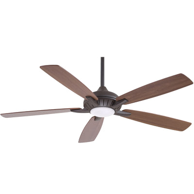MINKA-AIRE F1001-ORB Dyno XL 60" Ceiling Fan with LED Light & Remote, Oil Rubbed Bronze