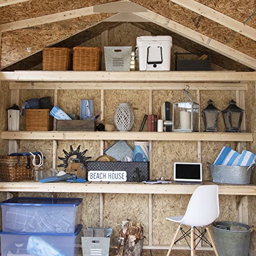 Handy Home Products Windemere 10x12 Do-it-Yourself Wooden Storage Shed with Floor Handy Home Products