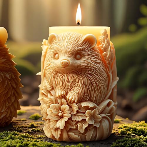 Flower Animal Cylinder Molds Silicone Wave Spiral Candle Mold - Silicone Resin Casting Molds for Candle & Resin & Soap Craft Supplies