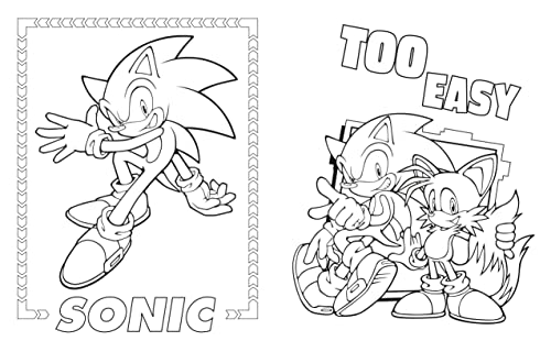 Sonic the Hedgehog: The Official Coloring Book WoodArtSupply