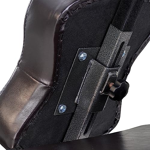 Master Massage Bedford Portable Massage Chair - Lightweight with Carrying Bag - Tattoo Height Adjustable Folding Face Cradle SPA (Coffee) Master Massage Equipment