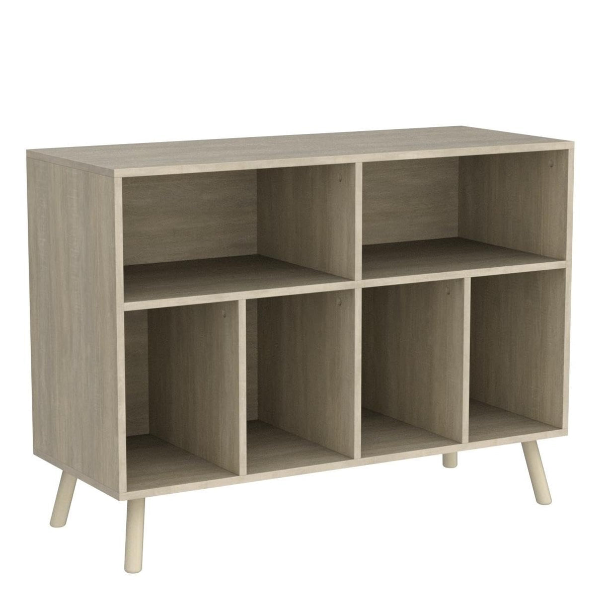 Cozy Castle Record Player Stand, Turntables Stand with Vinyl Record Storage Holds up to 350 Albums, Record Stand Table for Bedroom, Living Room, Office, Oak Cozy Castle