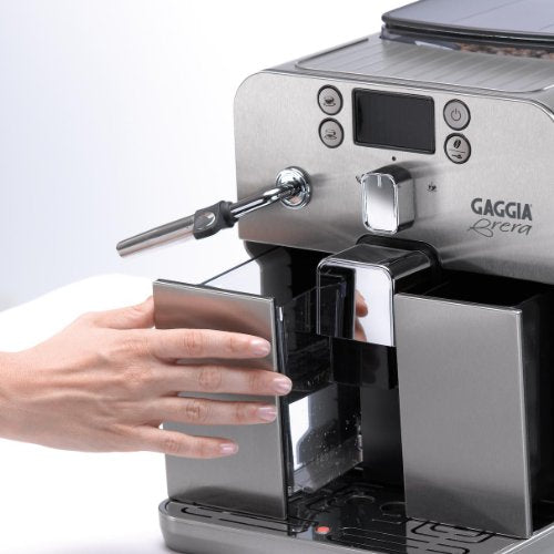 Gaggia Brera Super-Automatic Espresso Machine, Small, 40 fluid ounces, Silver Gaggia