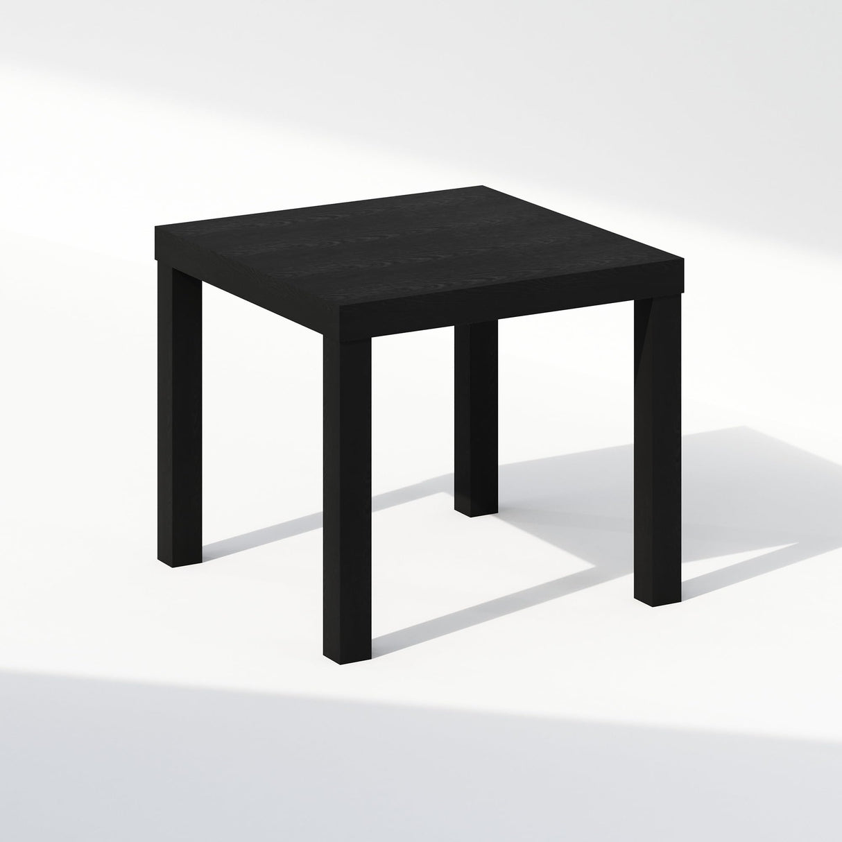 Furinno Simple Square Coffee Table, Side Table, Black Furinno