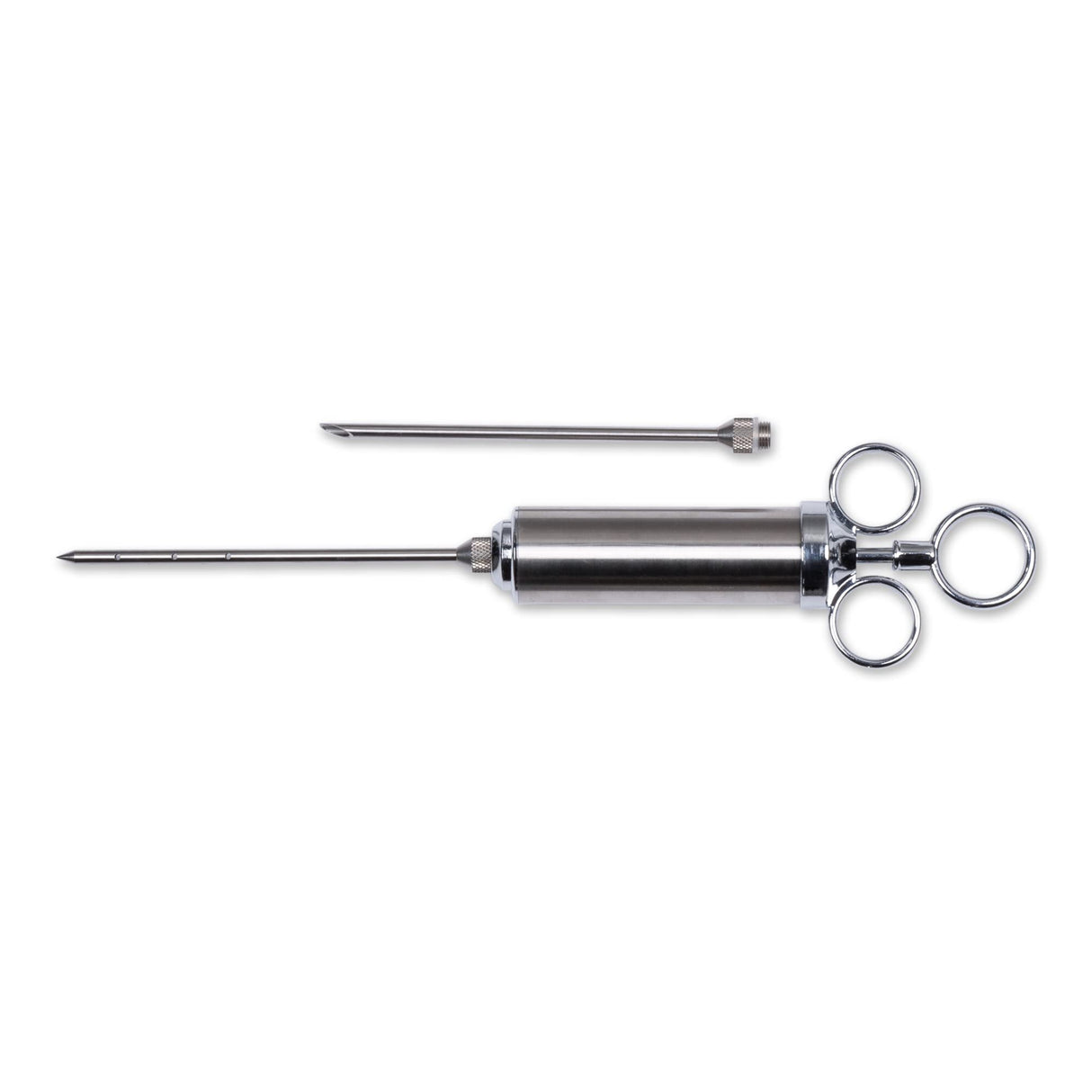 RSVP International Endurance Kitchen Tool Collection Marinade Injector with Interchangeable Needle Tips, 7x3, 2 oz Capacity, Stainless Steel RSVP