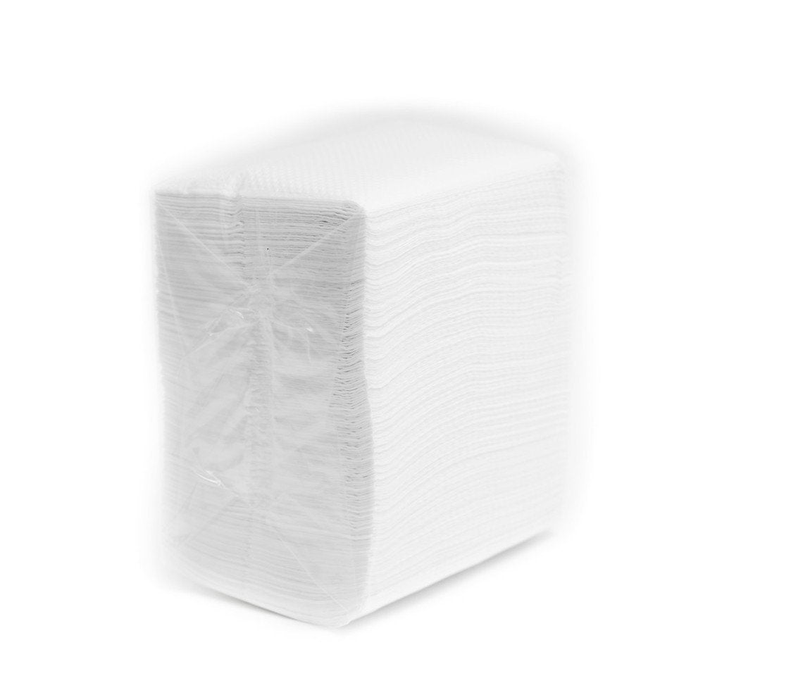 EcoQuality Low Fold Dispenser Napkins, 1-Ply,3 1/2 x 5 in., White 800/pk, Dispenser Napkin Refill, Everyday Napkins, Perfect for Restaurants, Diners, Bodegas & Home EcoQuality