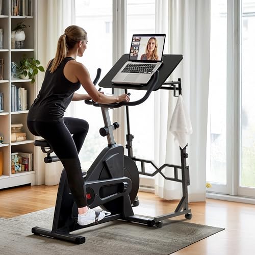 Oransail Small Standing Desk with Wheels, 29.5-45.3 Inch Adjustable Height, Portable Treadmill Desk, Rolling Computer Table for Walking Pad with a Cup Holder and a Hook Oransail