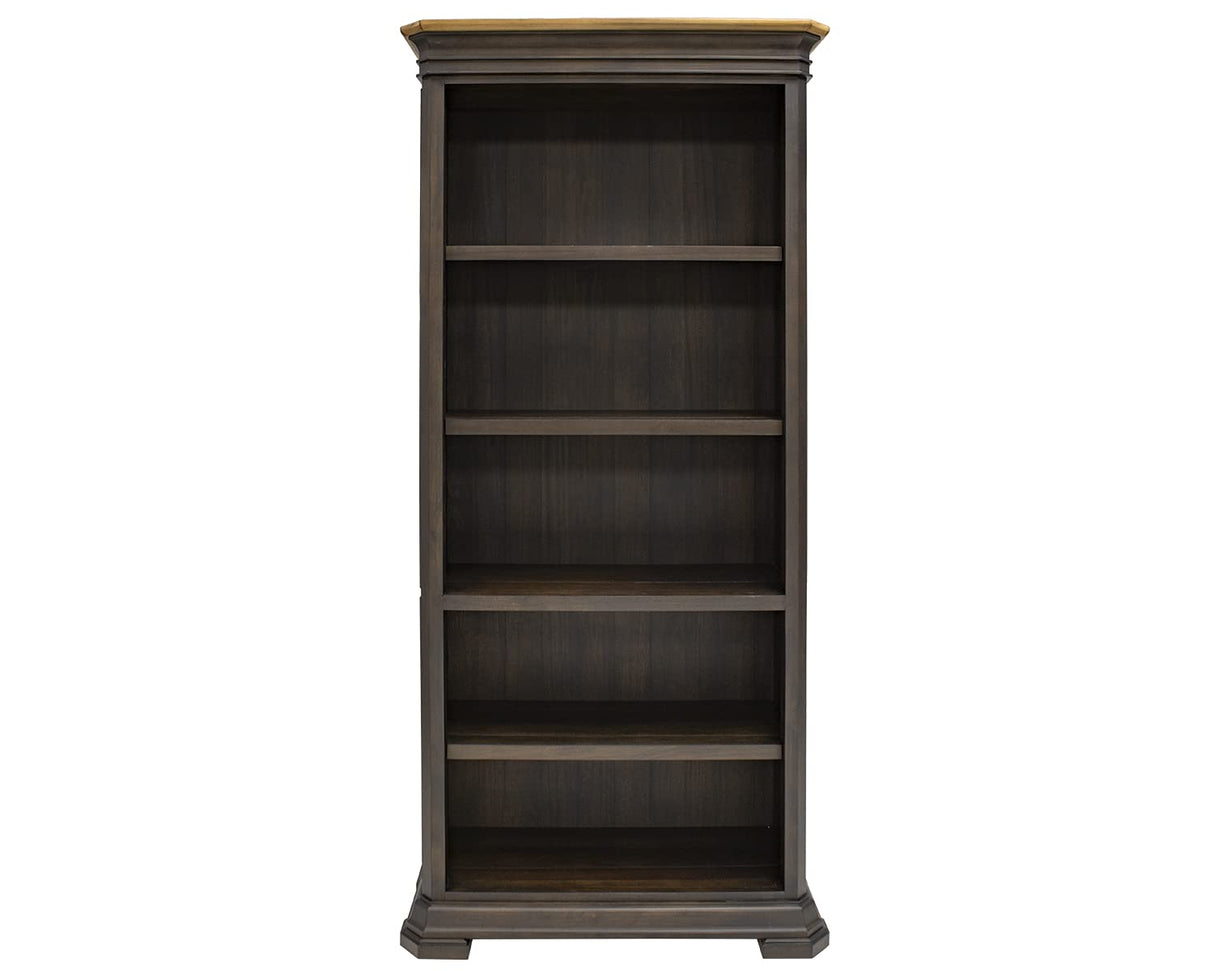 Martin Furniture Executive Open Bookcase, Fully Assembled, Brown Martin Furniture