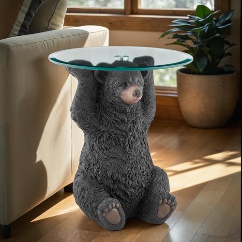 Powell Furniture Barney Bear, Dark Brown Accent Table Powell Furniture