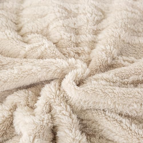YUSOKI Twin XL Blanket Single Layer,Weight(3.1lb),370GMS-3D Stylish Design for Gift Home Decor (Linen,65"x90") YUSOKI