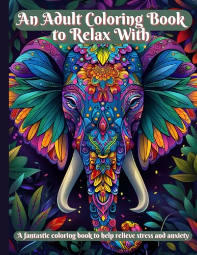 An Adult Coloring book to relax with: Mandalas patterns to help relieve stress and anxiety WoodArtSupply