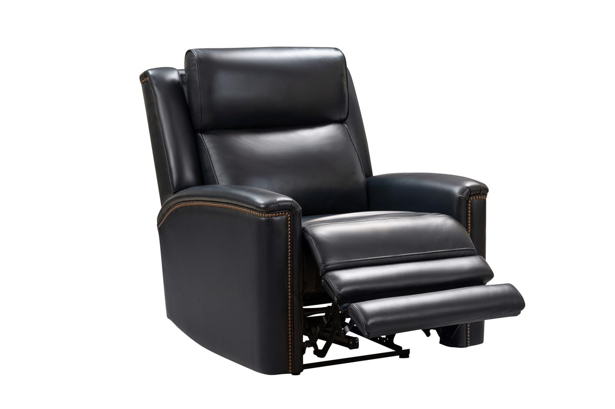 BarcaLounger Tomas Power Recliner-Midnight Blue BarcaLounger