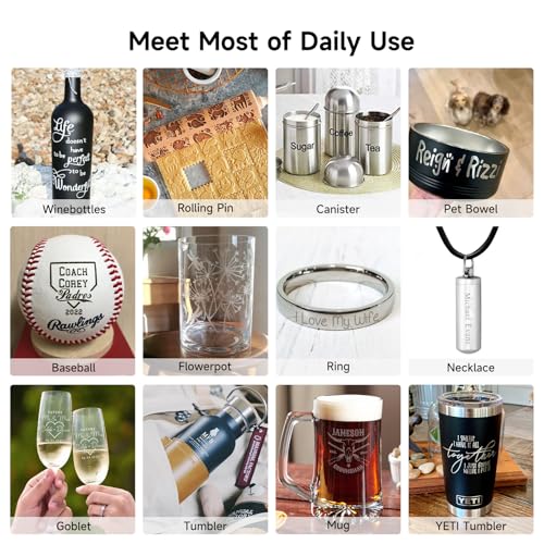 Ortur Y-Axis Rotary Chuck 1.0 (YRC1.0) for Laser Engravers, Jaw Chuck Rotary for Engraving Cylindrical Objects, Wine Glasses, Tumblers, Rings – Compatible with Most Laser Machines Ortur