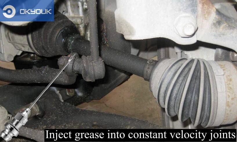 OKYOUK Bearing Grease Injector Needle,Grease Needle Nozzle, for injecting Grease into Sealed CV Joints (Injector Needle 6Pcs) OKYOUK