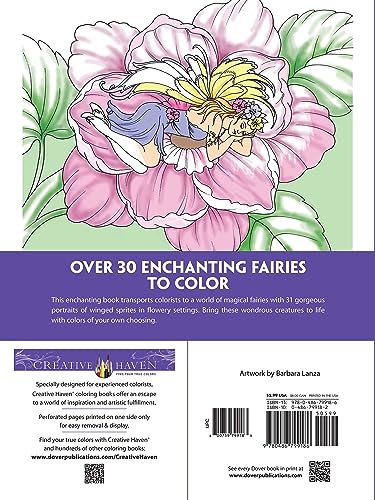 Adult Coloring Enchanted Fairies Coloring Book (Adult Coloring Books: Fantasy) Dover Publications