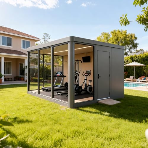 Vestael Modular Pods,ADUs/Prefab Studios Suitable for Office Work, Exercise and Dining in The Backyard T10