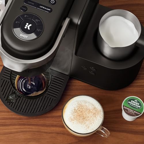 Keurig K-Cafe K-Duo Single Serve Coffee, Latte and Cappuccino Maker, Dark Charcoal Keurig