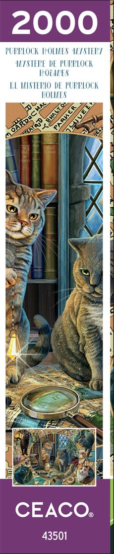 Ceaco - Purrlock Holmes Mystery - 2000 Piece Jigsaw Puzzle Ceaco