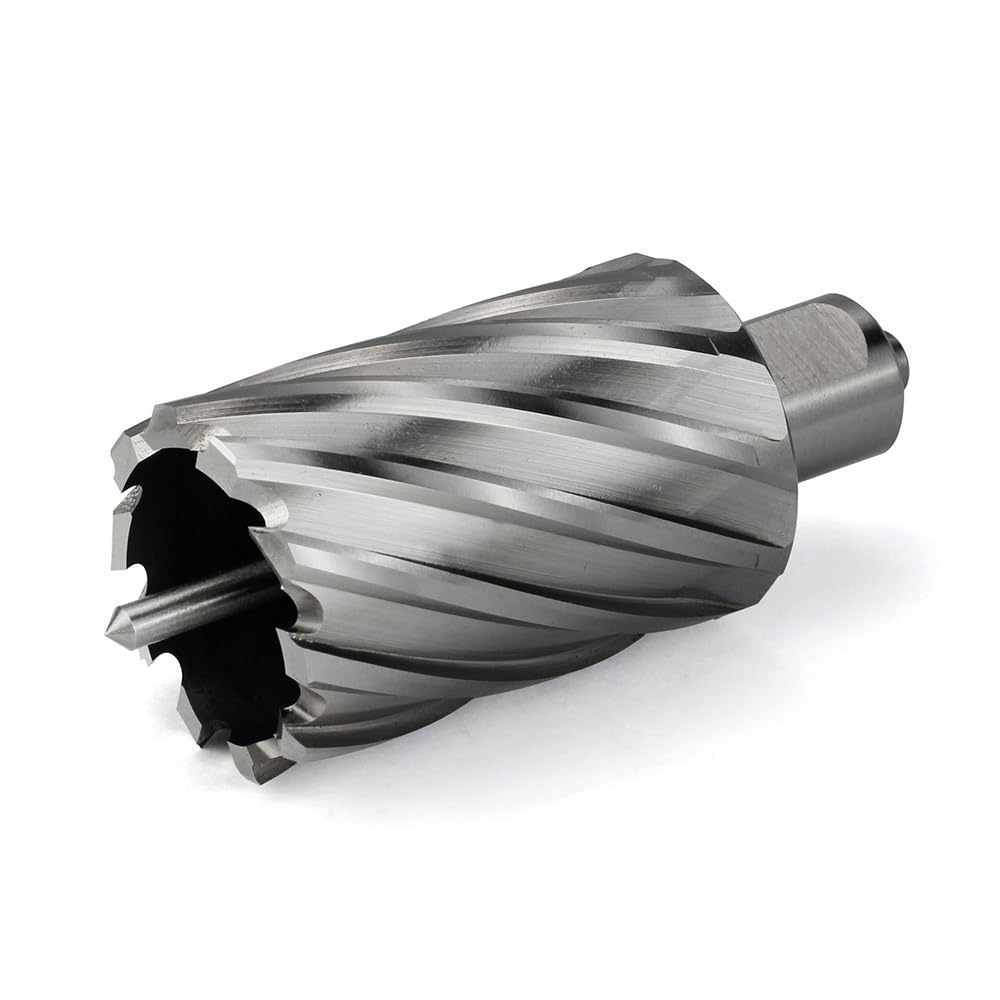 JESTUOUS Annular Cutter 3/4 Inch Weldon Shank 1-5/8 Cutting Diameter 2 Cutting Depth Slugger Bits HSS Kit for Magnetic Drill Press JESTUOUS