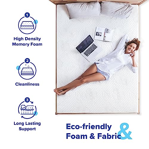 Olee Sleep Twin Mattress, 10 Inch Gel Memory Foam Mattress, Gel Infused for Comfort and Pressure Relief, CertiPUR-US Certified, Bed-in-a-Box, Medium Firm, Grey, Twin Size Olee Sleep