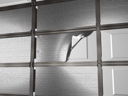 Garage Door Reflective Insulation Pre-Cut Kit: 16 Sheets of Double Bubble Insulation Panels 24 x 48 Inch Reflective Aluminum Radiant Barrier Thermal Insulation Shield with Heavy-Duty Double-Sided Tape Trade Winds