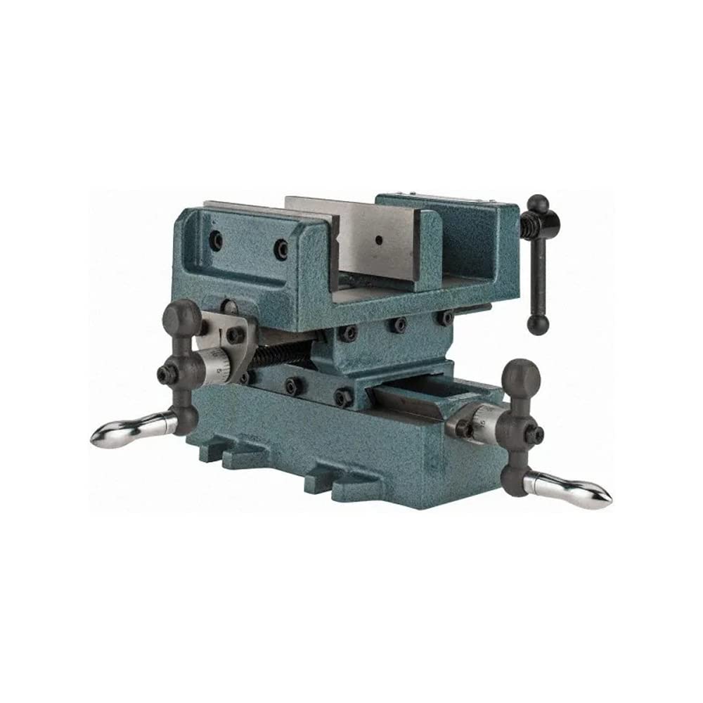 Wilton Cross-Slide Drill Press Vise, 4" Jaw Width & Max Opening, 1-3/8" Jaw Depth (Model CS4) Wilton