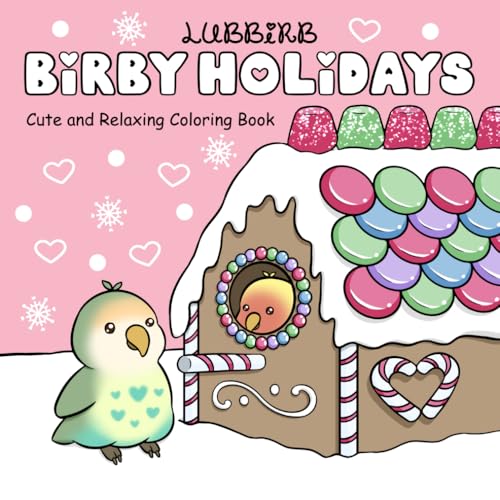 Birby Holidays: Cute and Relaxing Coloring Book WoodArtSupply